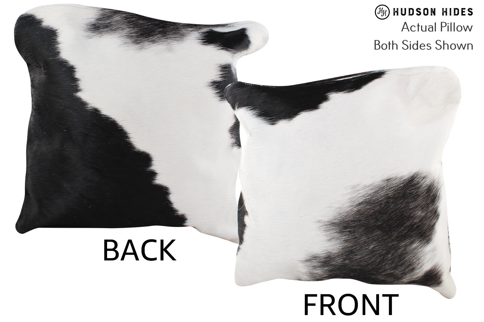 Black and White Cowhide Pillow #75036