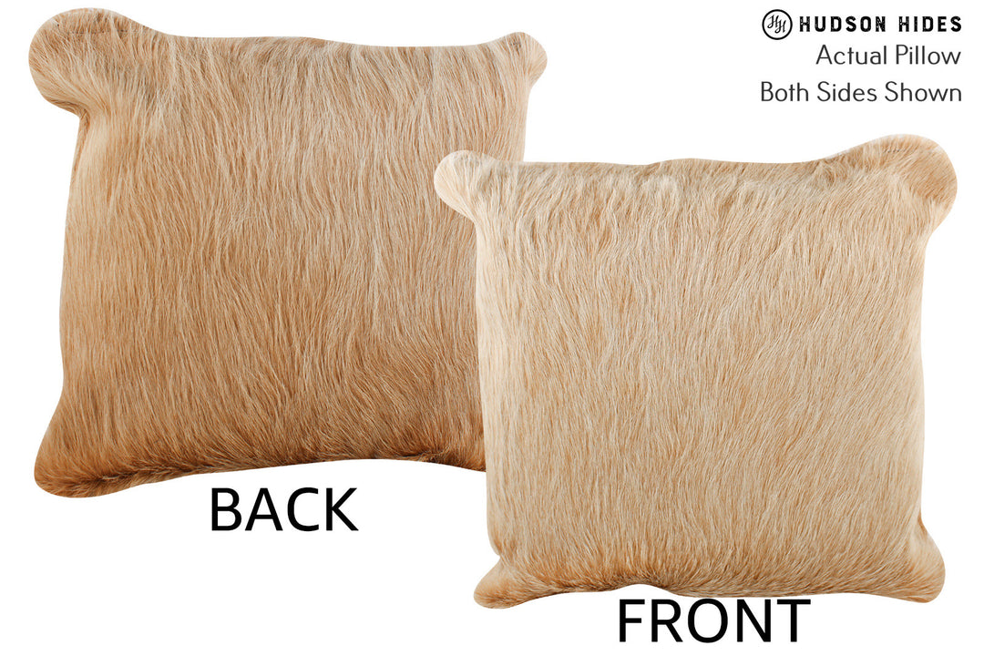 Beige Pillow 16"x16"#75042 by Hudson Hides