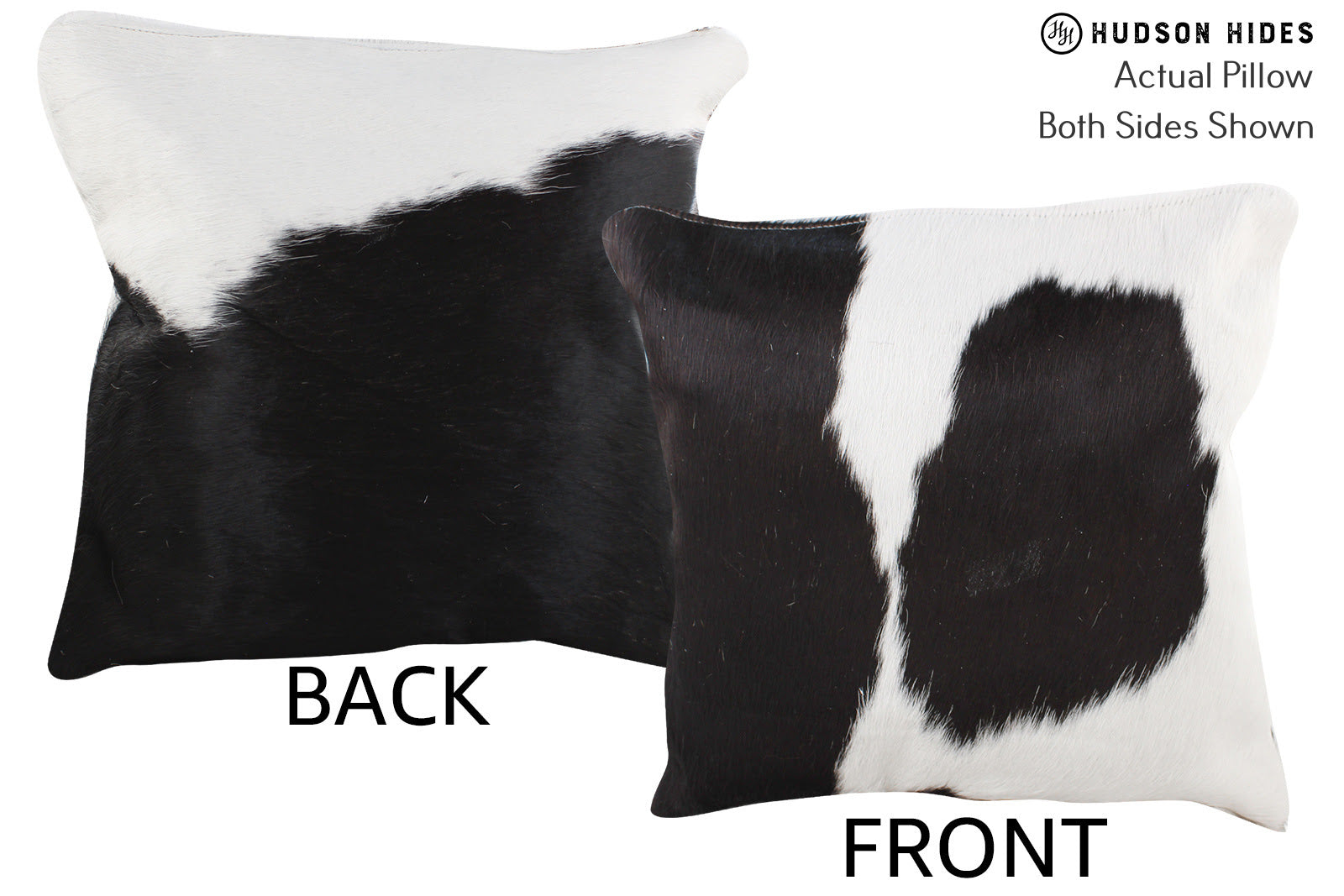 Black and White Cowhide Pillow #75057
