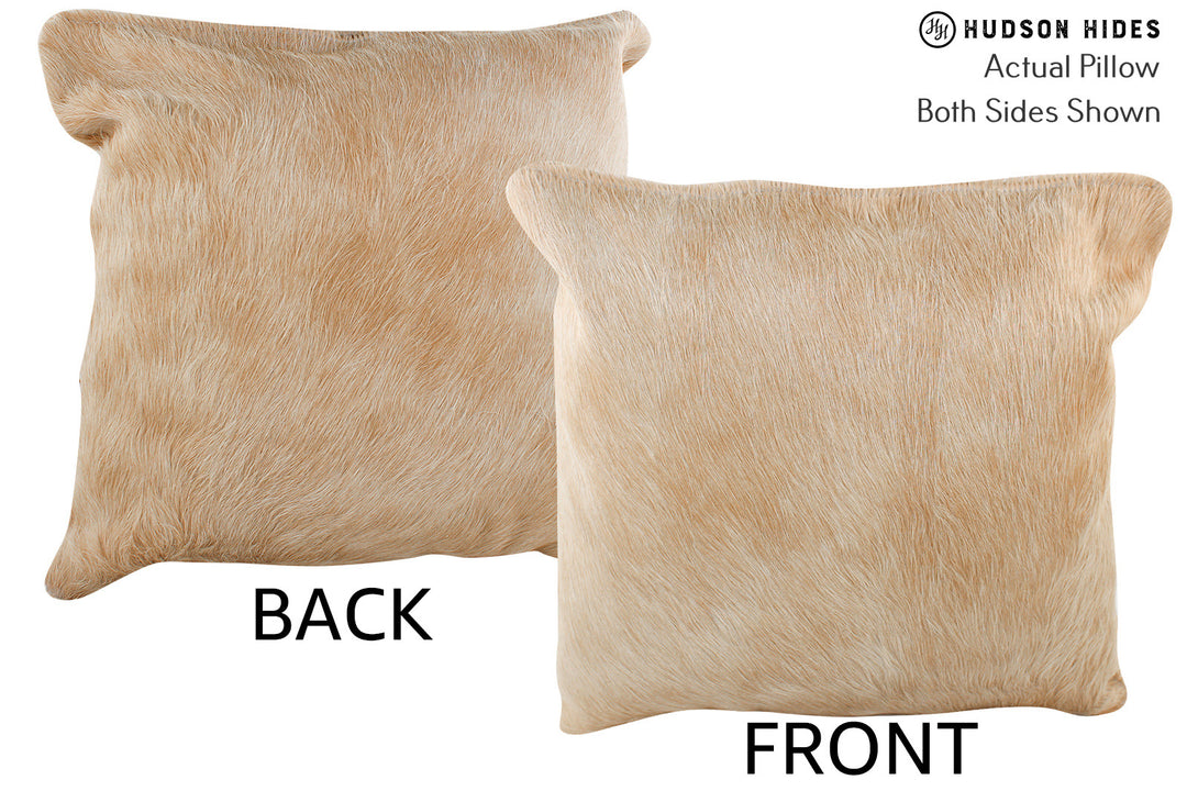 Beige Pillow 16"x16"#75059 by Hudson Hides