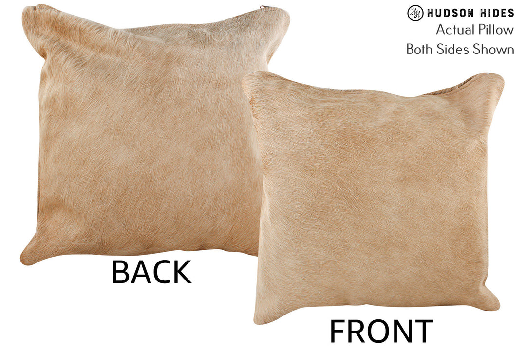 Beige Pillow 16"x16"#75076 by Hudson Hides