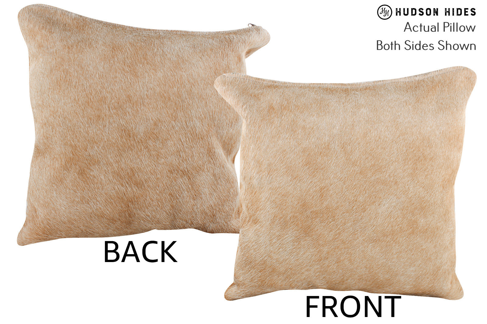 Beige Cowhide Pillow #75083