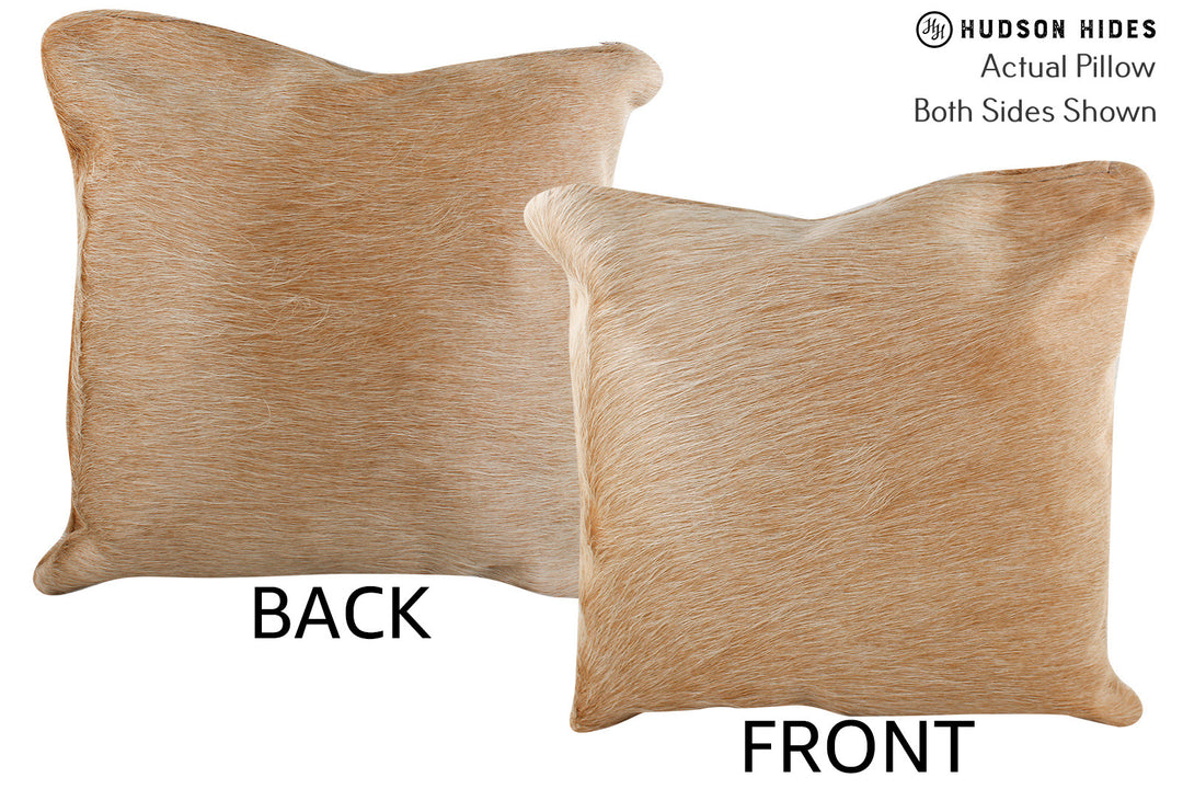 Beige Pillow 16"x16"#75115 by Hudson Hides