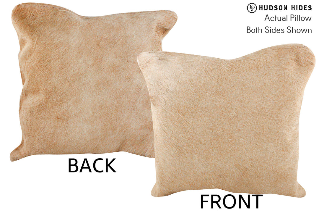 Beige Pillow 16"x16"#75135 by Hudson Hides