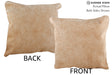 Beige 16"x16" Brazilian Cowhide Pillow #75220 by Hudson Hides