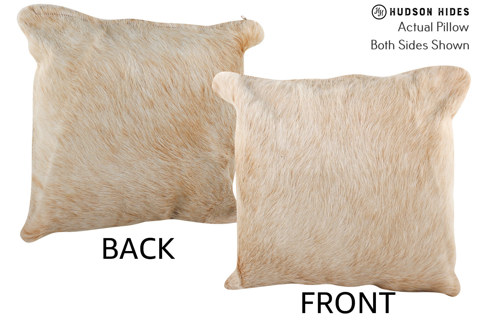 Beige Cowhide Pillow #75233