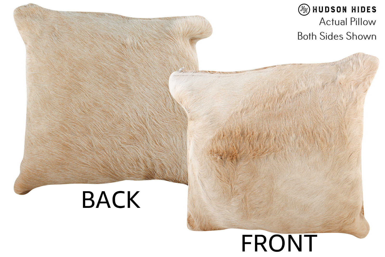 Beige Cowhide Pillow #75261