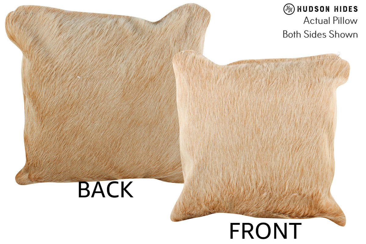 Beige Cowhide Pillow #75283