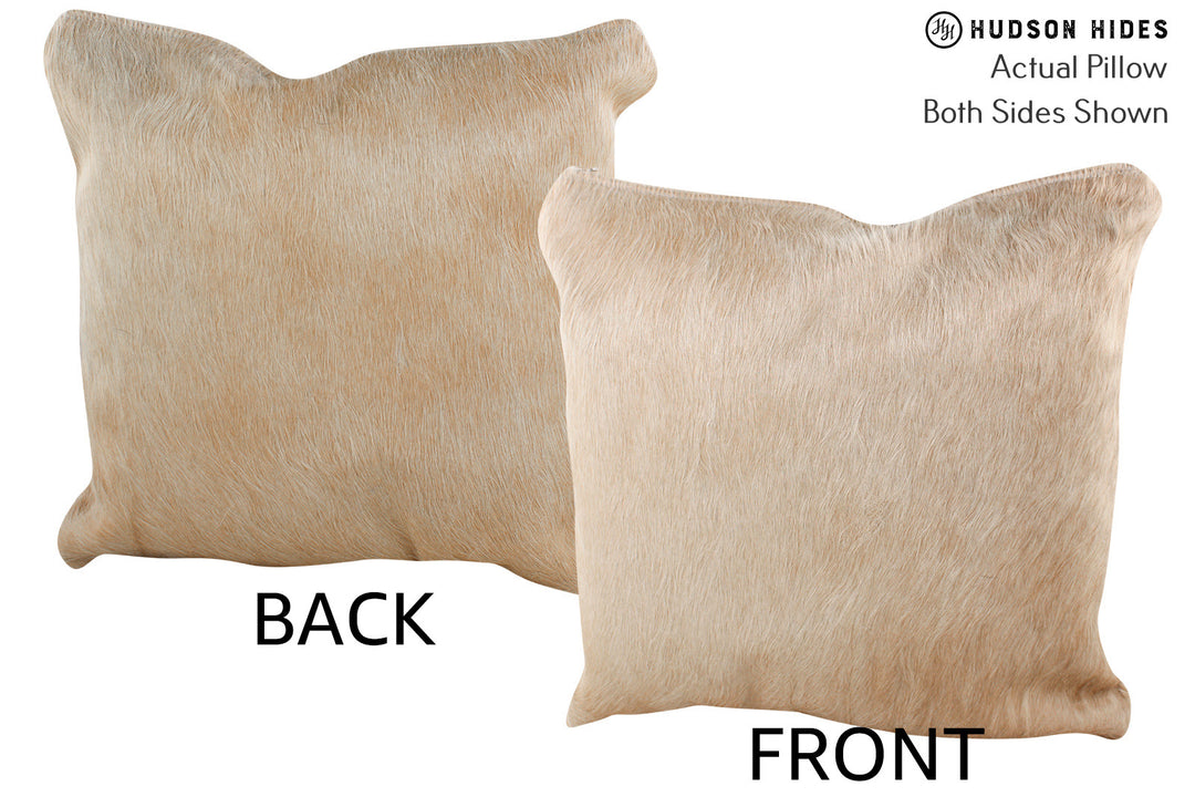 Beige Pillow 16"x16"#75304 by Hudson Hides