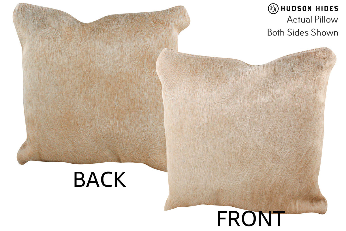 Beige Cowhide Pillow #75304