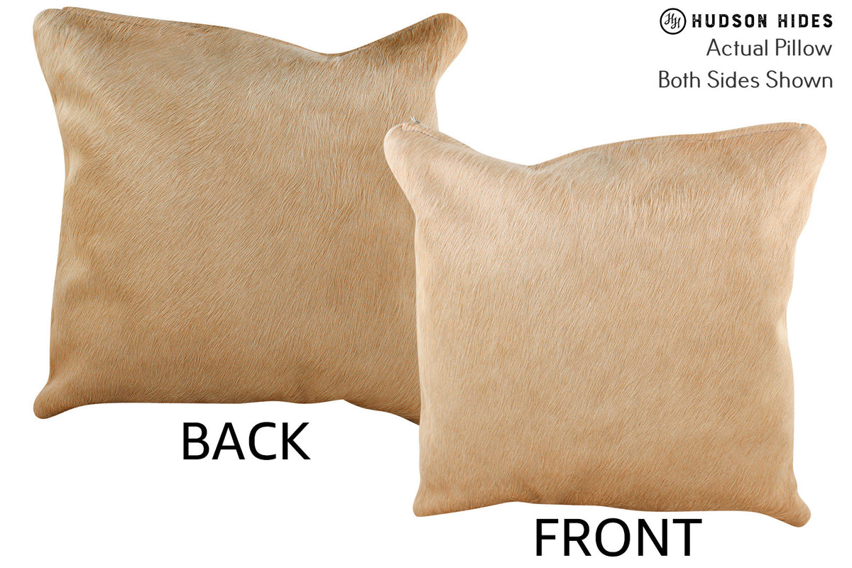 Beige Cowhide Pillow #75314