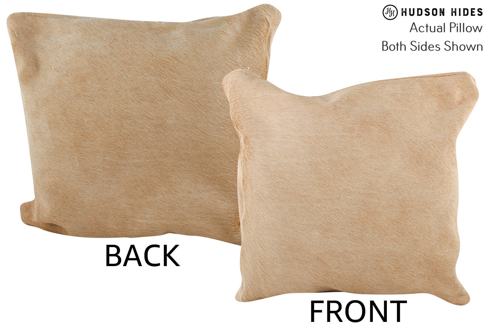 Beige Cowhide Pillow #75335