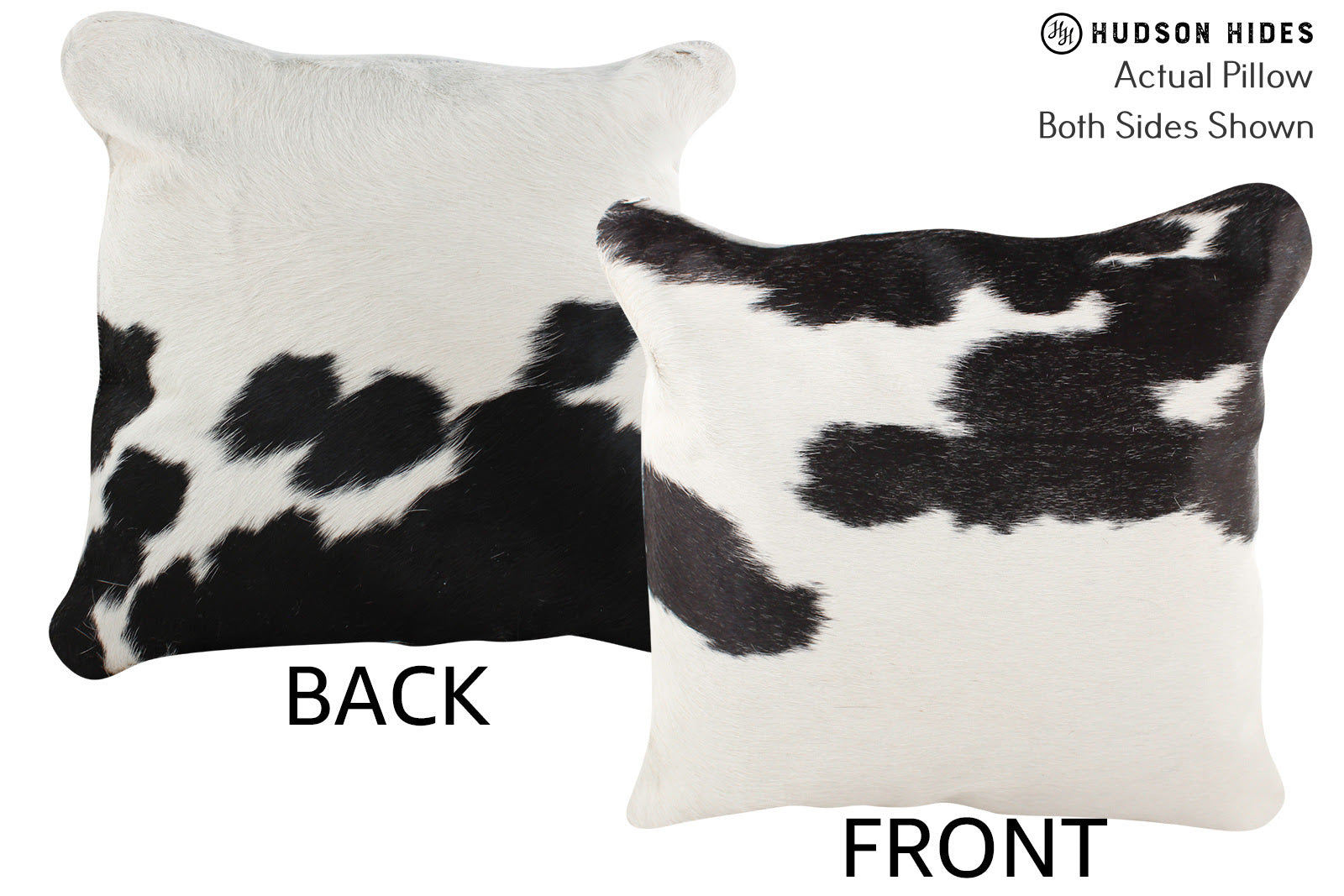 Black and White Cowhide Pillow #75337