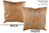 Beige 20"x20" Brazilian Cowhide Pillow #75457 by Hudson Hides