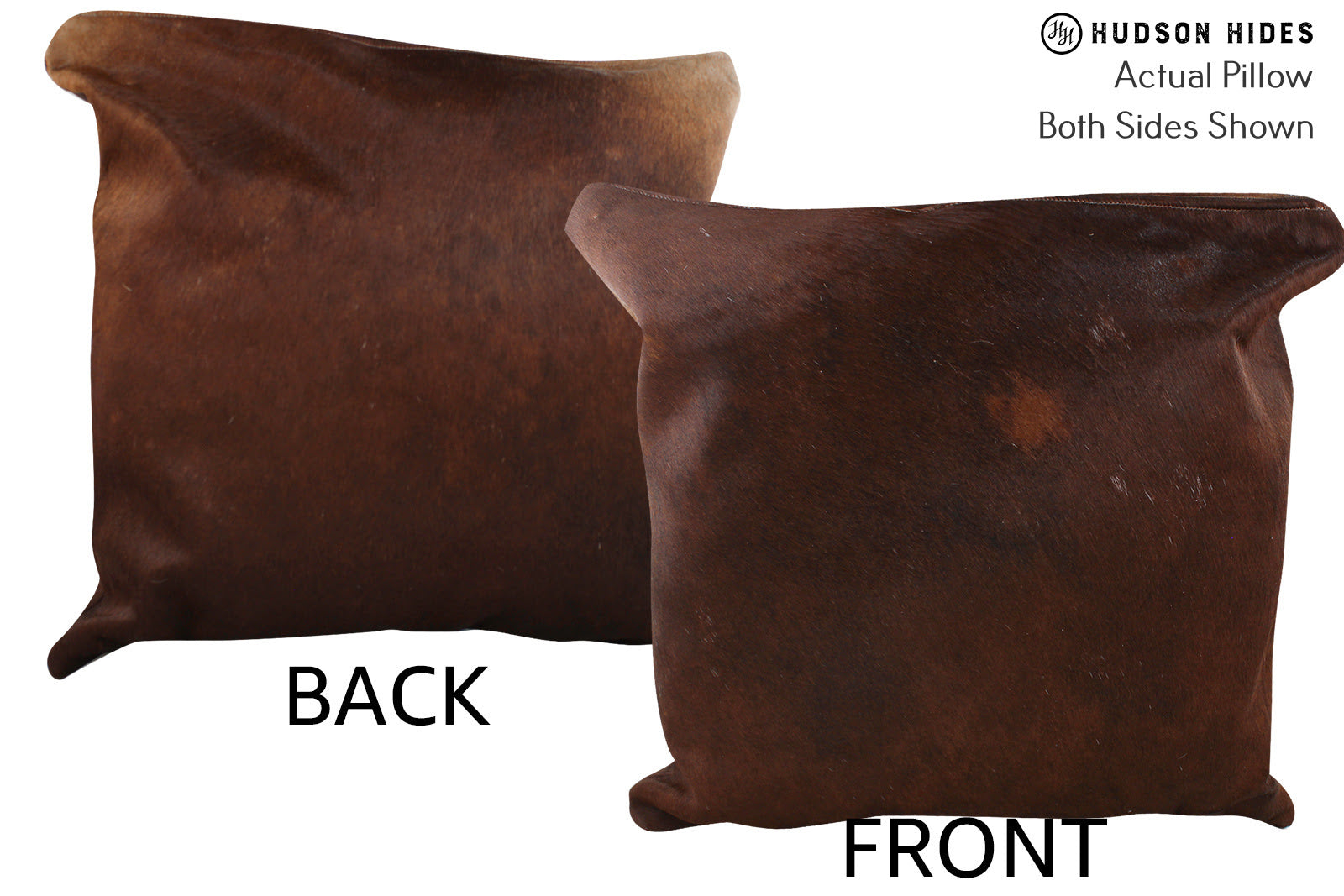 Chocolate Cowhide Pillow #75498