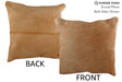 Beige 20"x20" Brazilian Cowhide Pillow #75541 by Hudson Hides