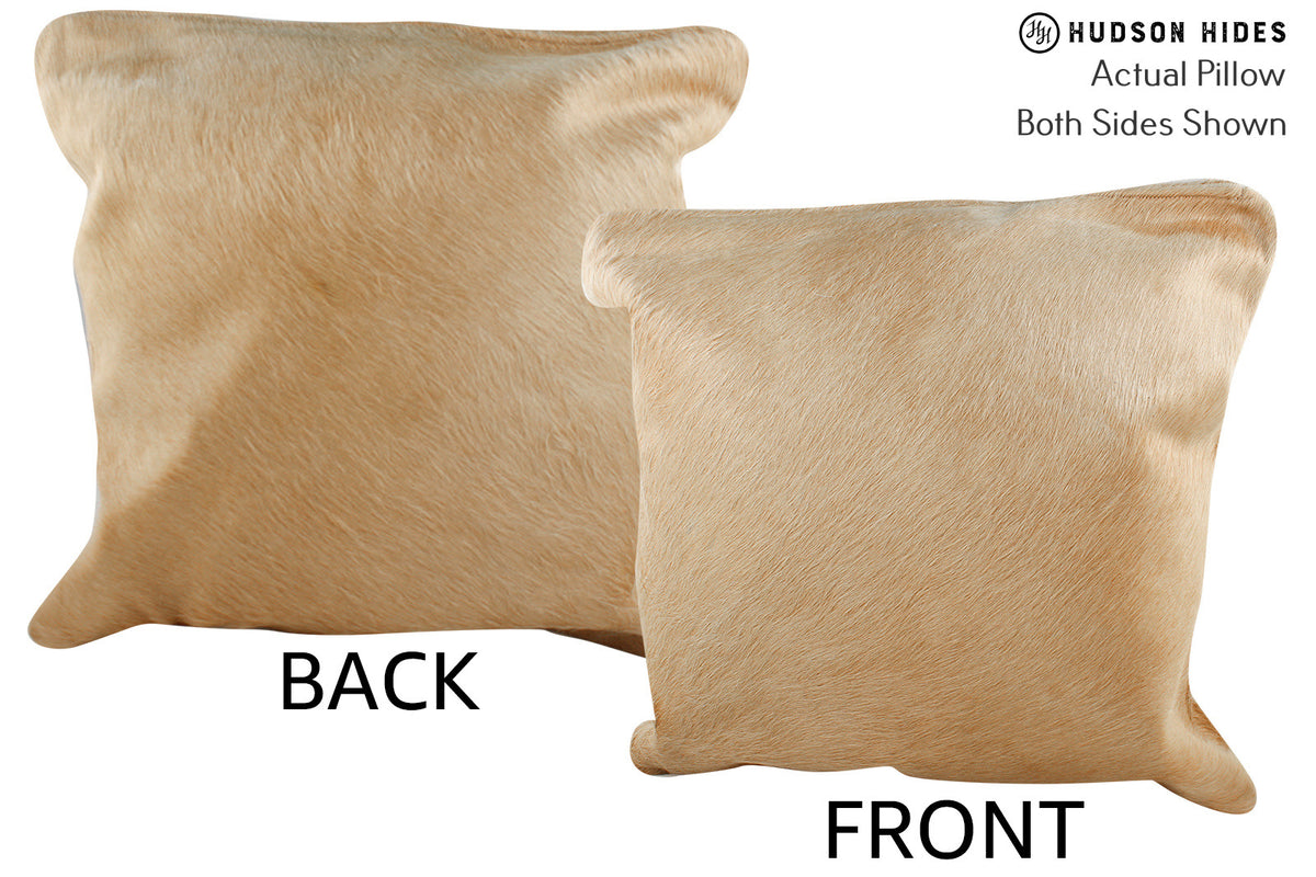 Beige Cowhide Pillow #75660