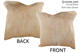 Beige 20"x20" Brazilian Cowhide Pillow #75693 by Hudson Hides