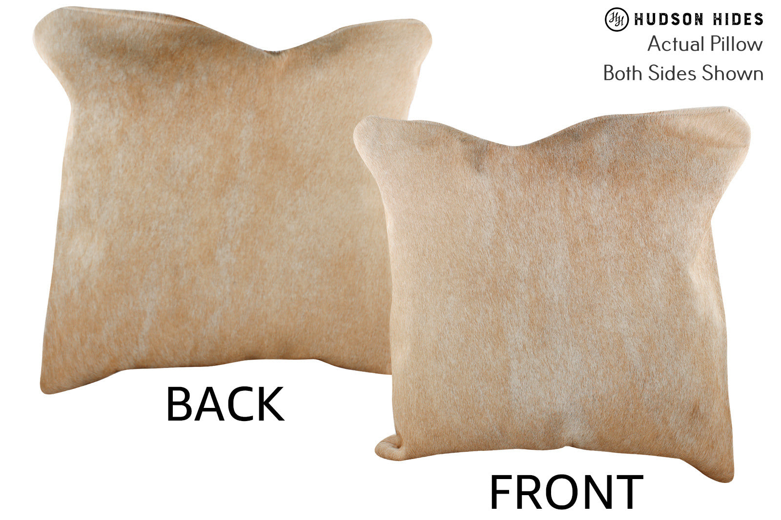 Beige Cowhide Pillow #75693
