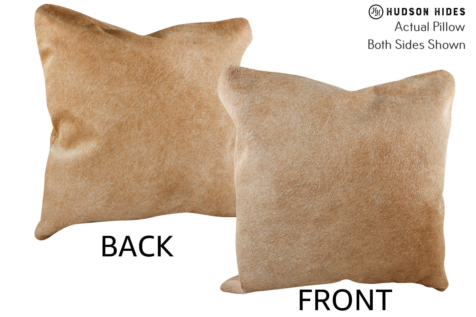 Beige Cowhide Pillow #75818