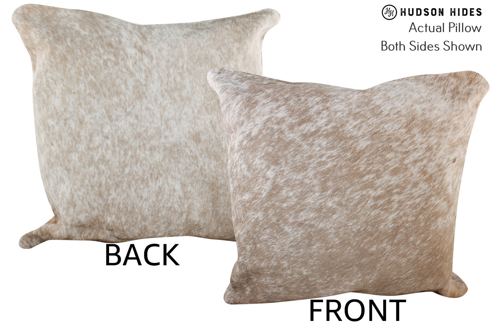 Grey with White Cowhide Pillow #75892