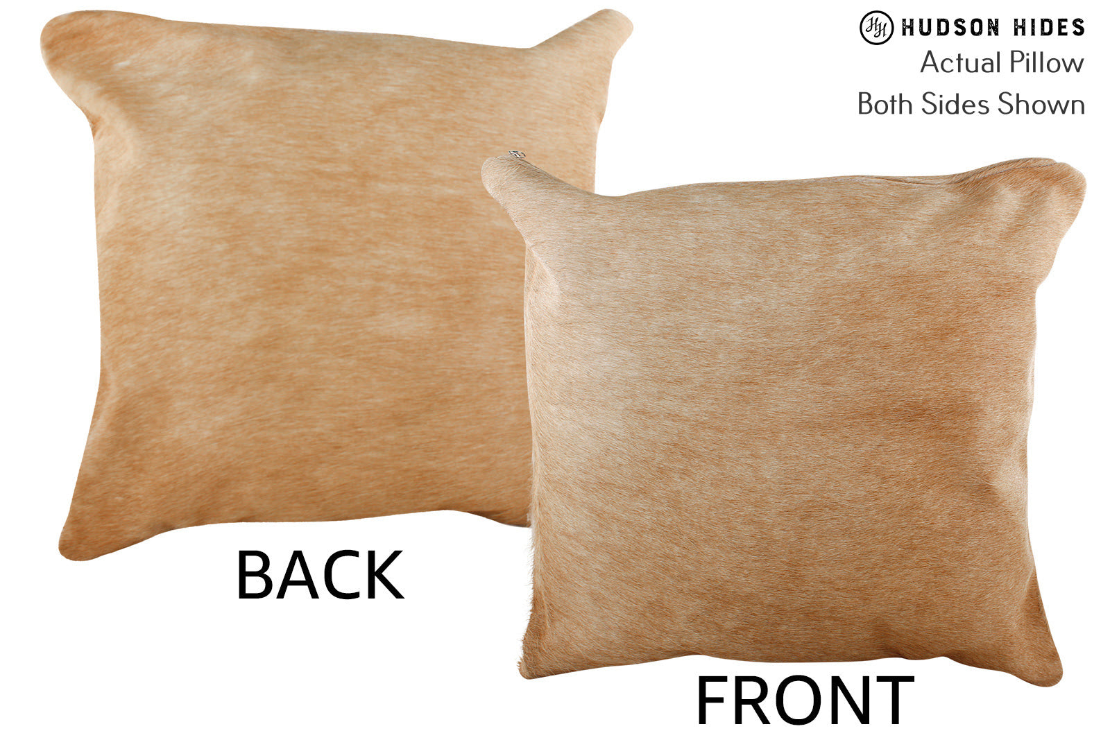 Beige Cowhide Pillow #75973