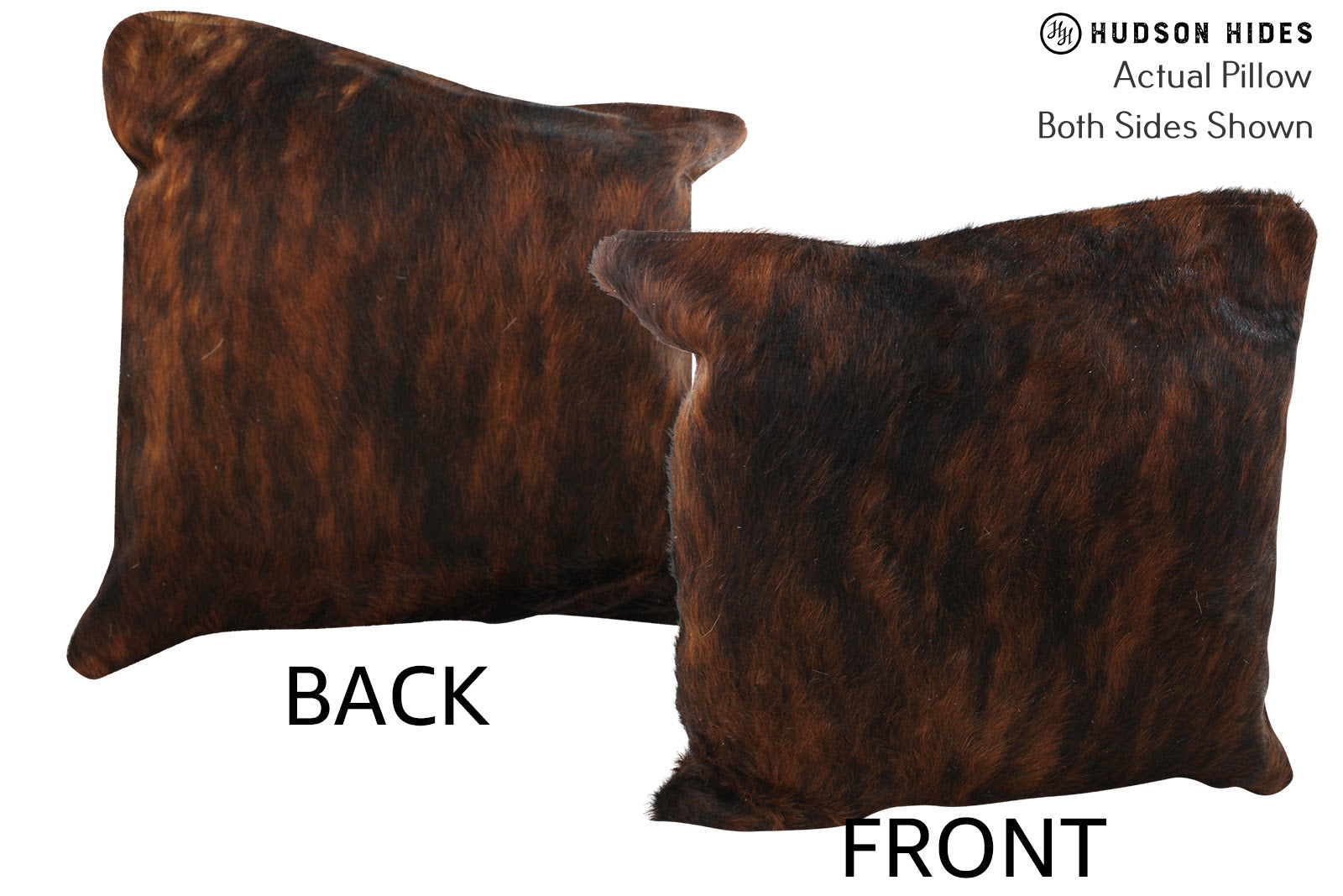 Dark Brindle Cowhide Pillow #76028