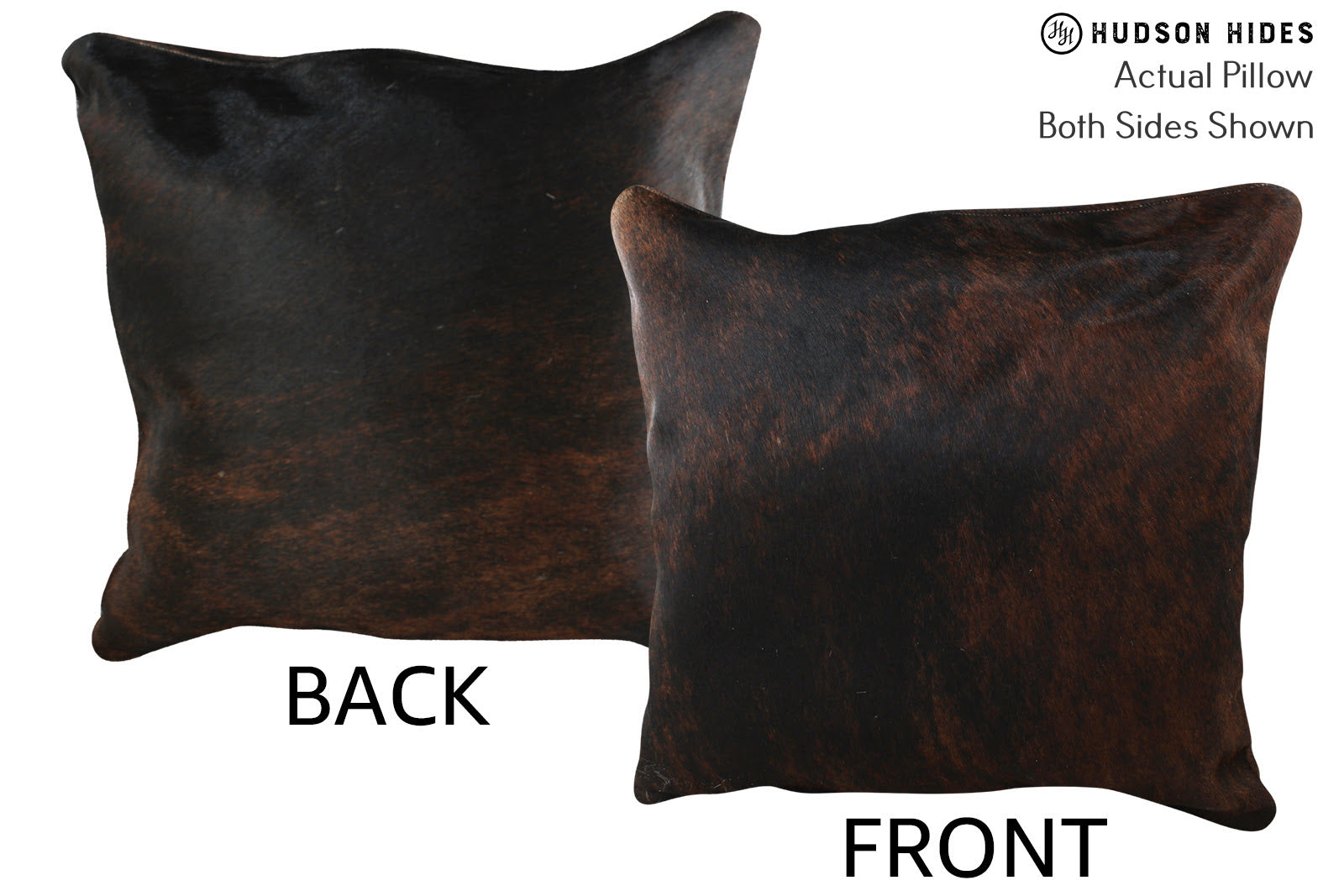 Dark Brindle Cowhide Pillow #76065
