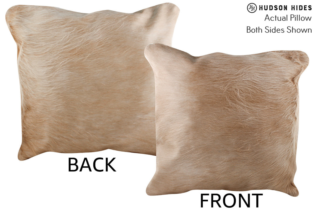 Beige Pillow 20"x20"#76234 by Hudson Hides