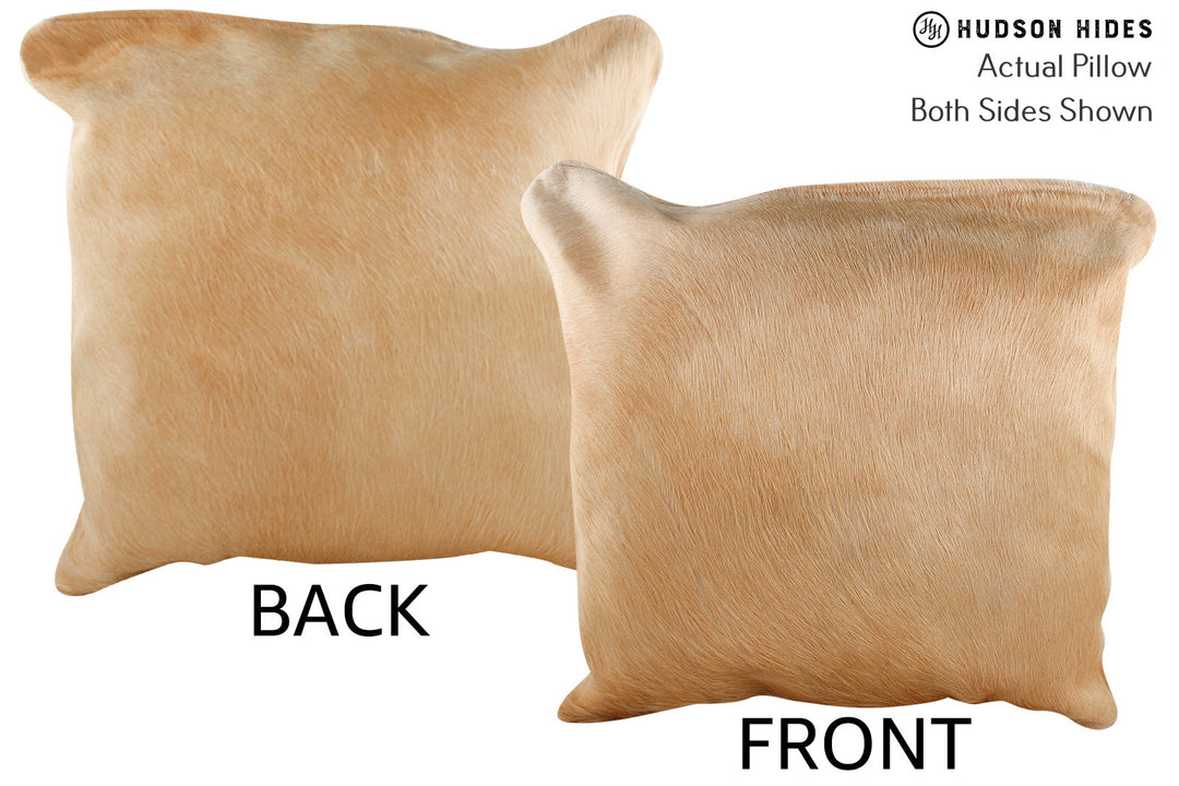 Beige Pillow 20"x20"#76244 by Hudson Hides