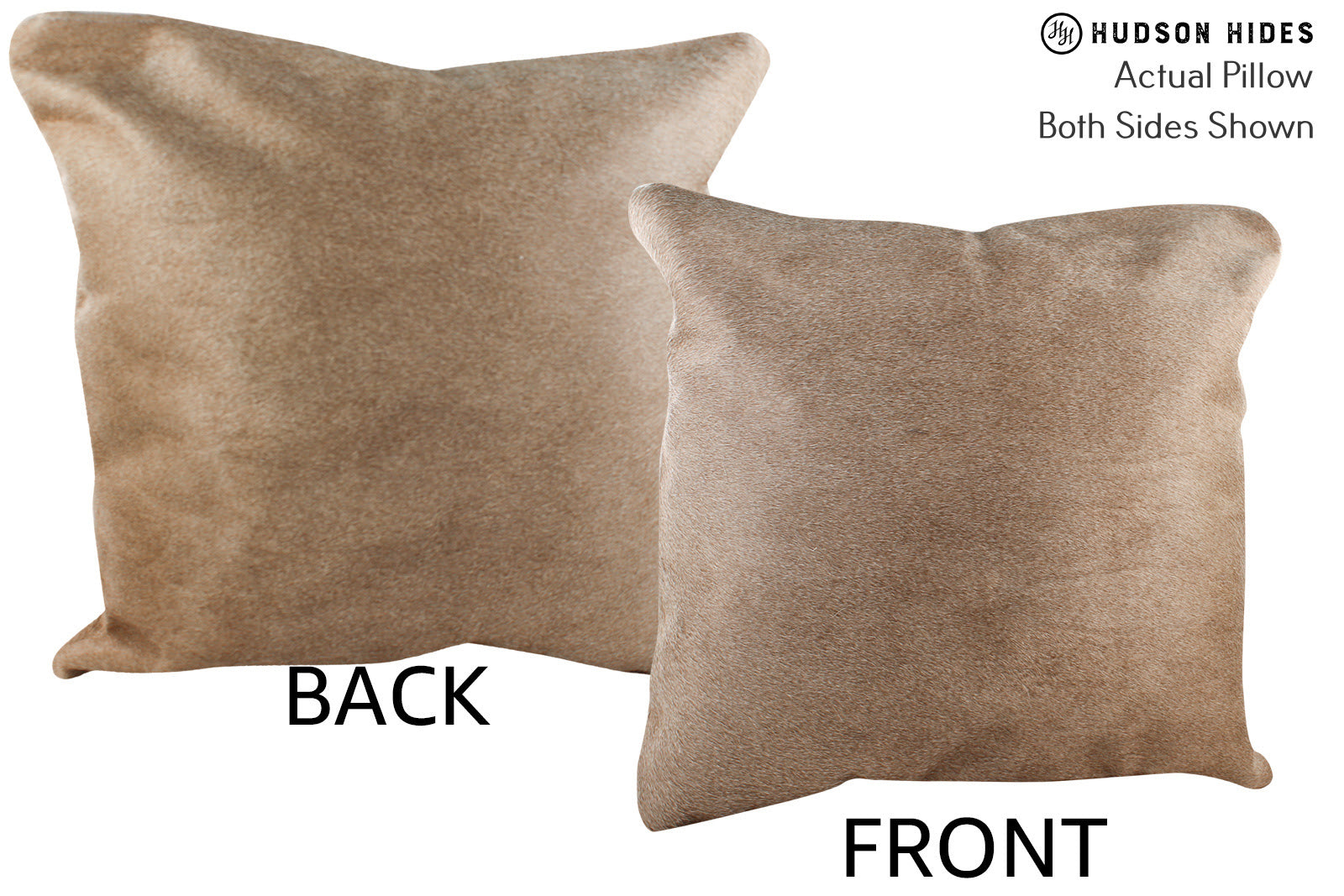 Taupe Cowhide Pillow #76255