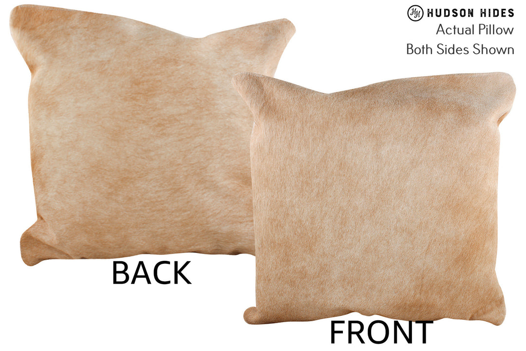 Beige Pillow 20"x20"#76259 by Hudson Hides