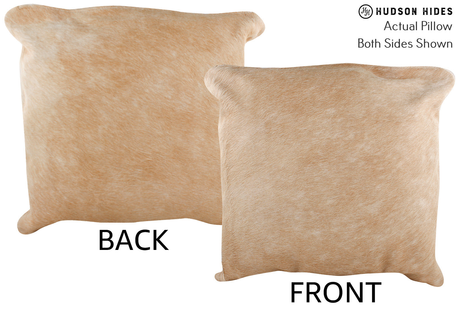 Beige Cowhide Pillow #76273