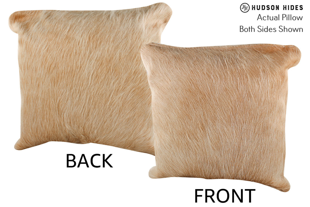 Beige Pillow 20"x20"#76282 by Hudson Hides