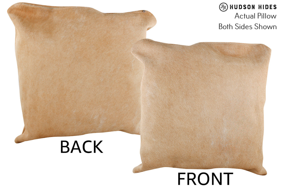 Beige Pillow 20"x20"#76293 by Hudson Hides