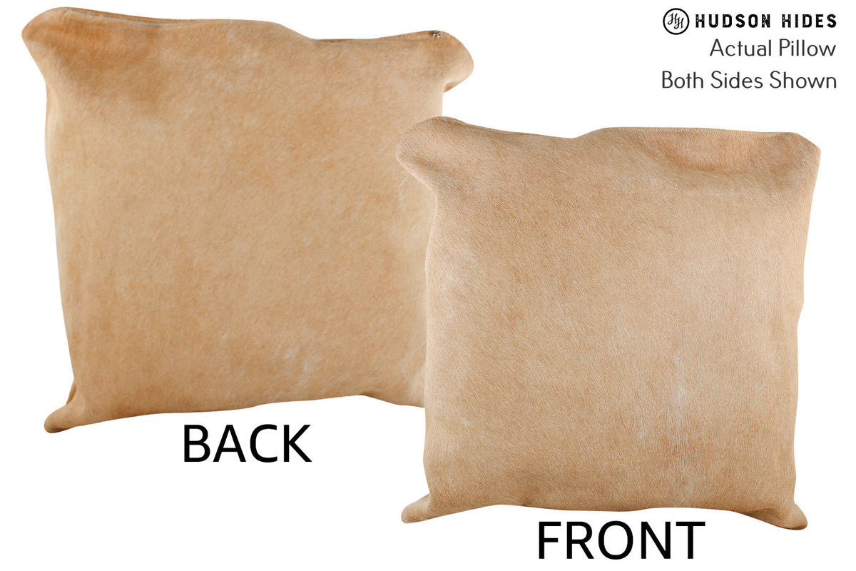 Beige Cowhide Pillow #76293