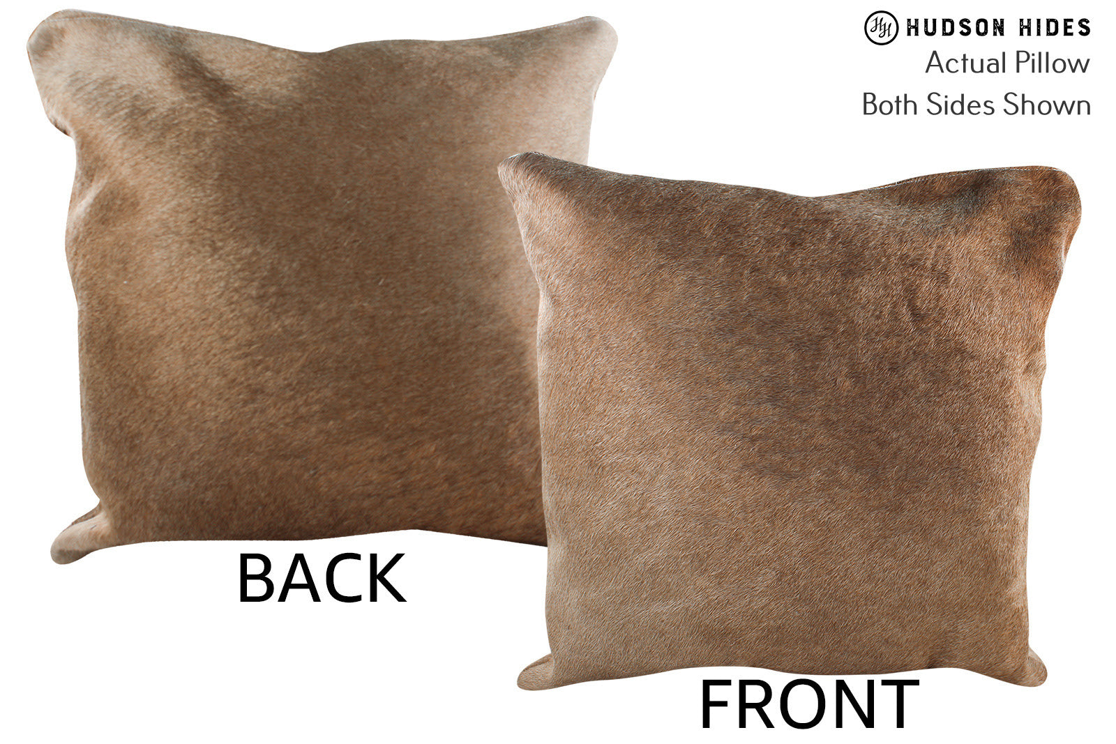 Taupe Cowhide Pillow #76321