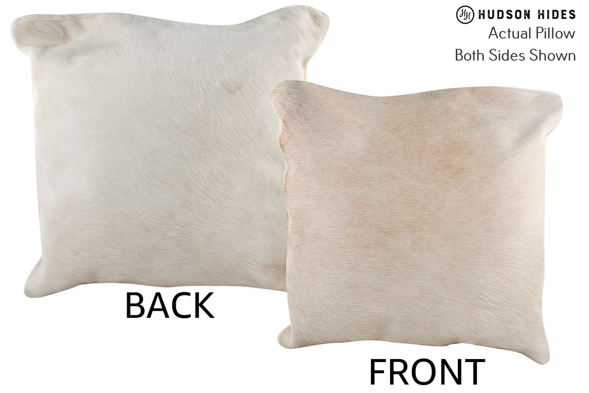 Beige Cowhide Pillow #76334