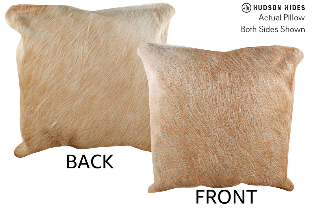 Beige Pillow 20"x20"#76345 by Hudson Hides