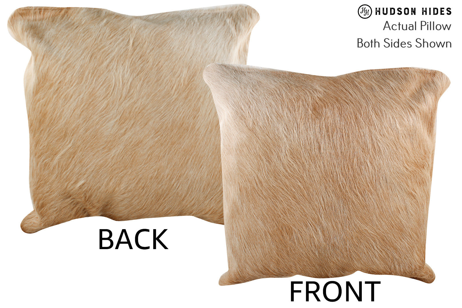 Beige Cowhide Pillow #76345