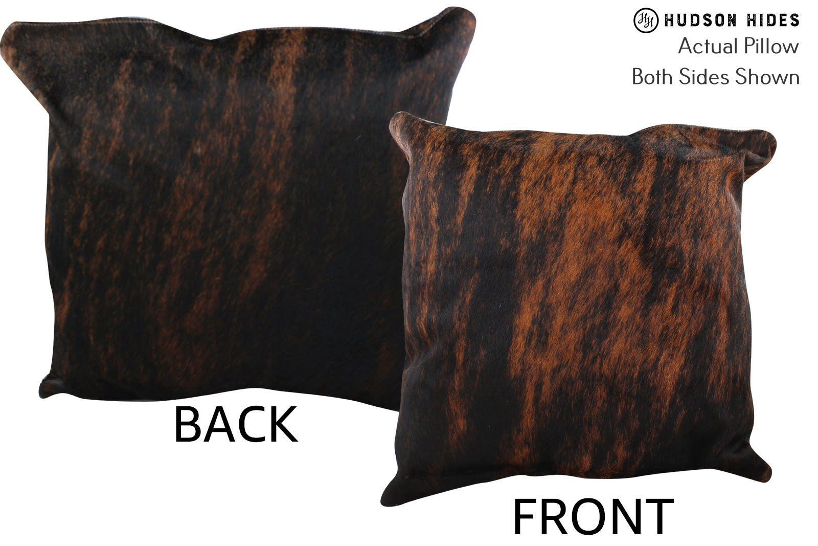 Dark Brindle Cowhide Pillow #76423