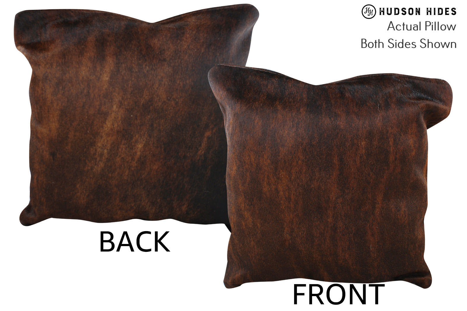 Dark Brindle Cowhide Pillow #76462