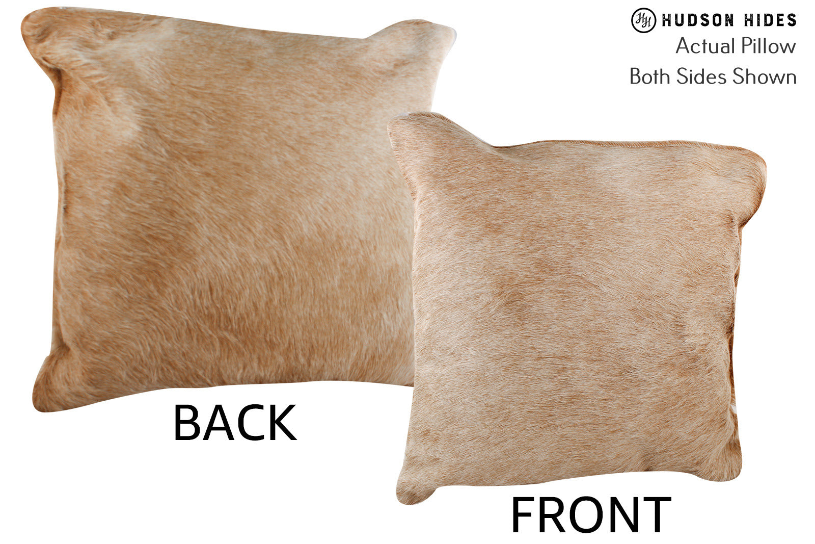 Beige Cowhide Pillow #76488