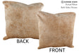 Beige 20"x20" Brazilian Cowhide Pillow #76491 by Hudson Hides