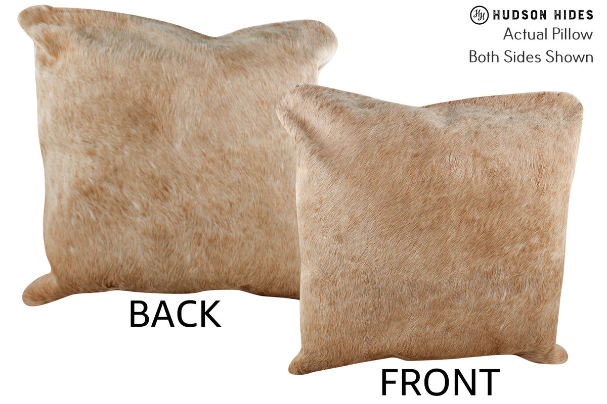 Beige Cowhide Pillow #76491
