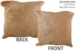Beige 20"x20" Brazilian Cowhide Pillow #76501 by Hudson Hides