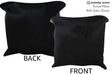 Solid Black 20"x20" Brazilian Cowhide Pillow #76509 by Hudson Hides