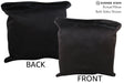 Solid Black 20"x20" Brazilian Cowhide Pillow #76550 by Hudson Hides