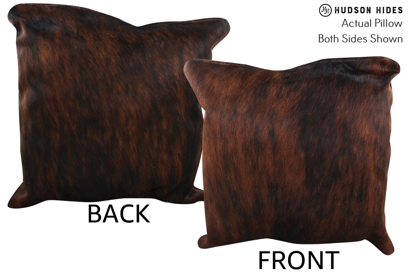 Dark Brindle Cowhide Pillow #76717