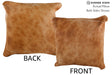 Beige 20"x20" Brazilian Cowhide Pillow #76719 by Hudson Hides